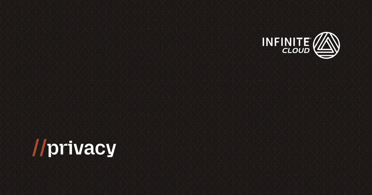 Política de Privacidade | Infinite Cloud